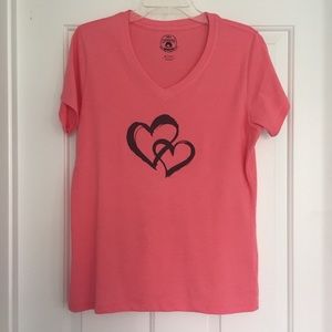Women’s Top T-Shirt Cotton Pink Size M